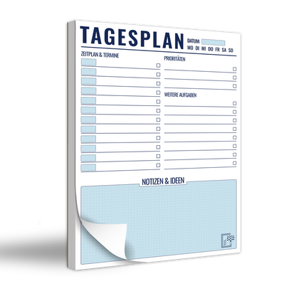TAGESPLANER - Erfolgreicher Tag vorprogrammiert